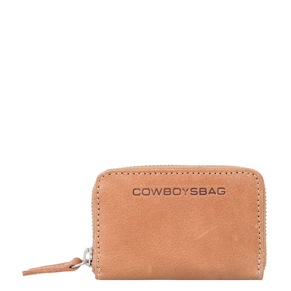 Cowboysbag dames portemonnee bruin leder