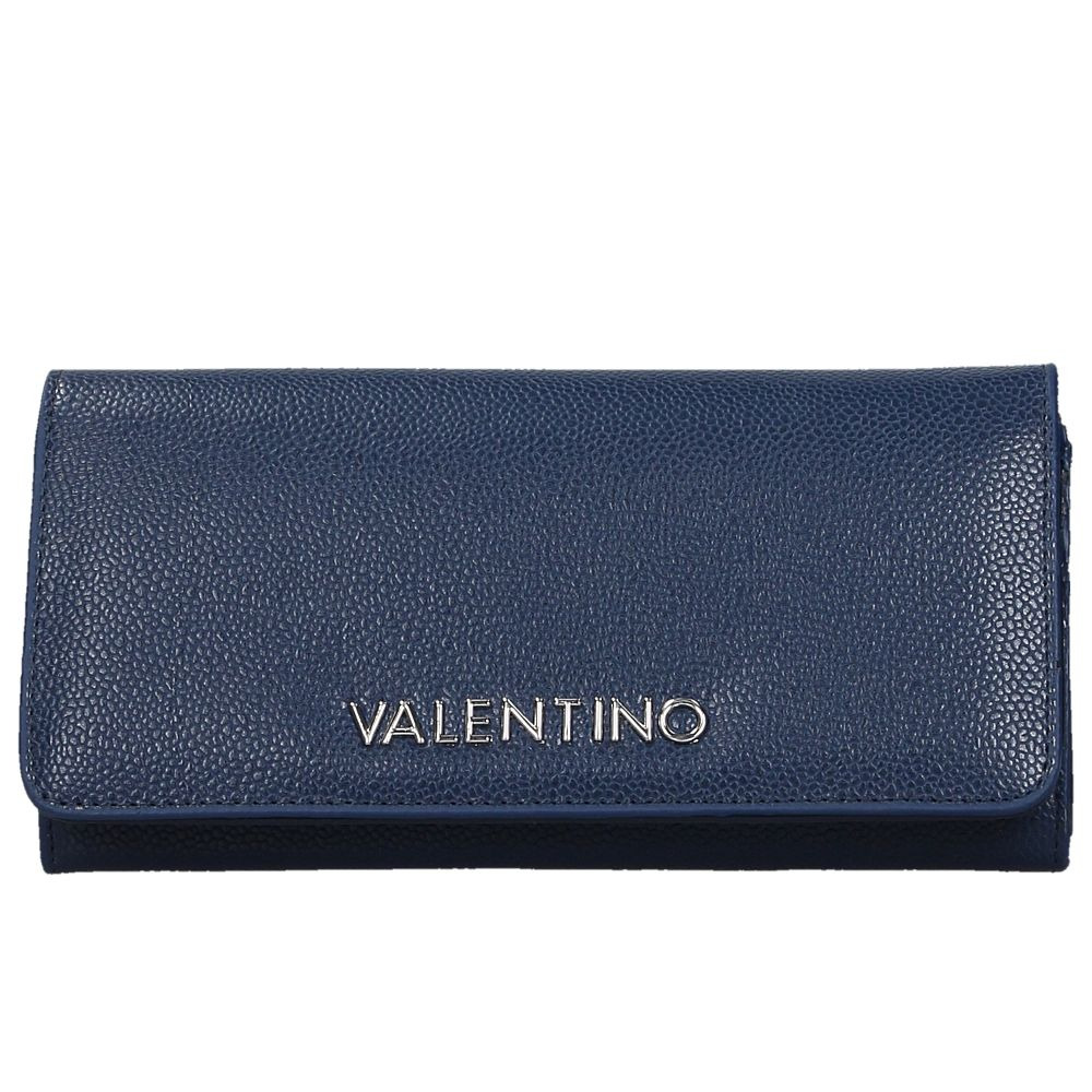 Valentino dames portemonnee blauw kunstleer