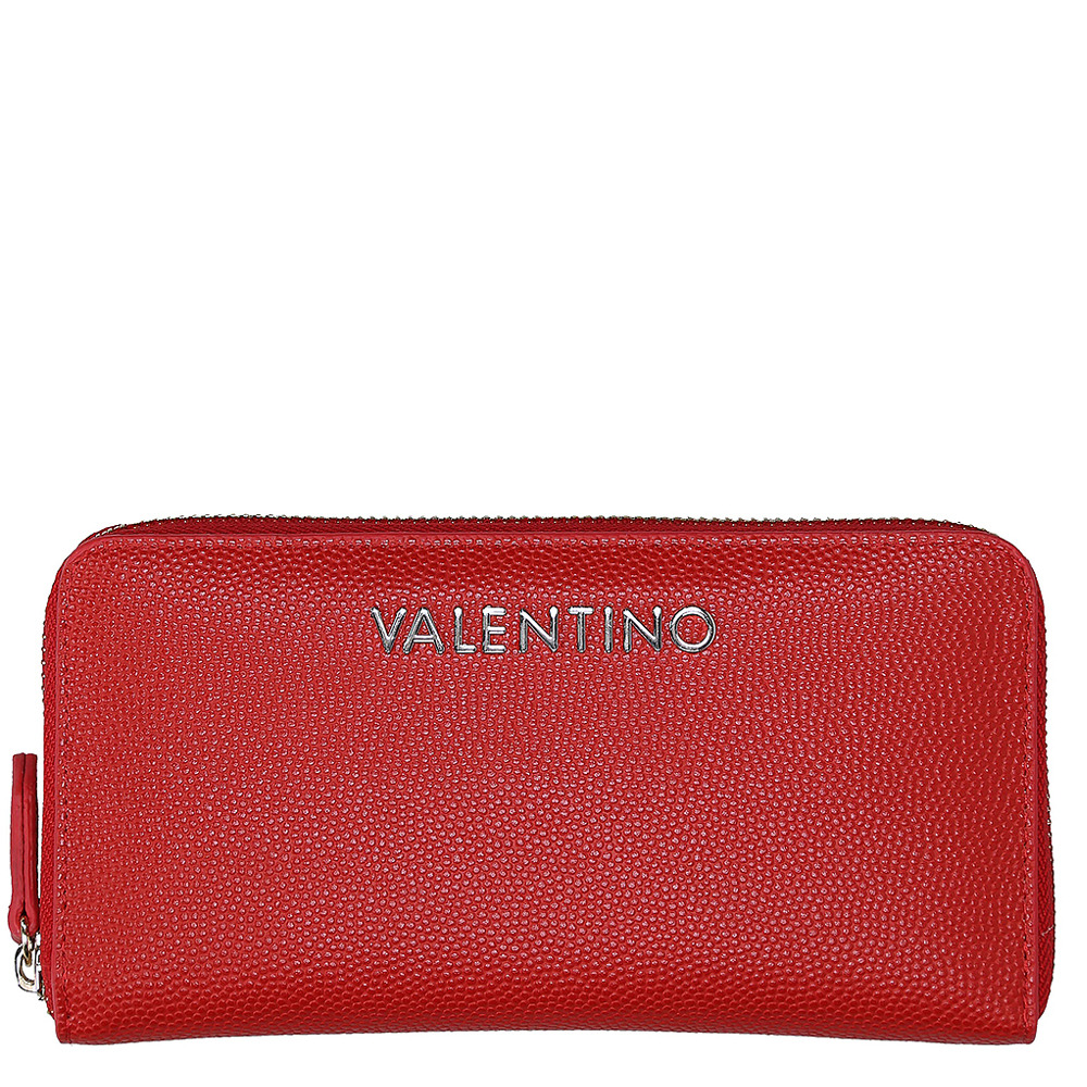 Valentino dames portemonnee rood kunstleer